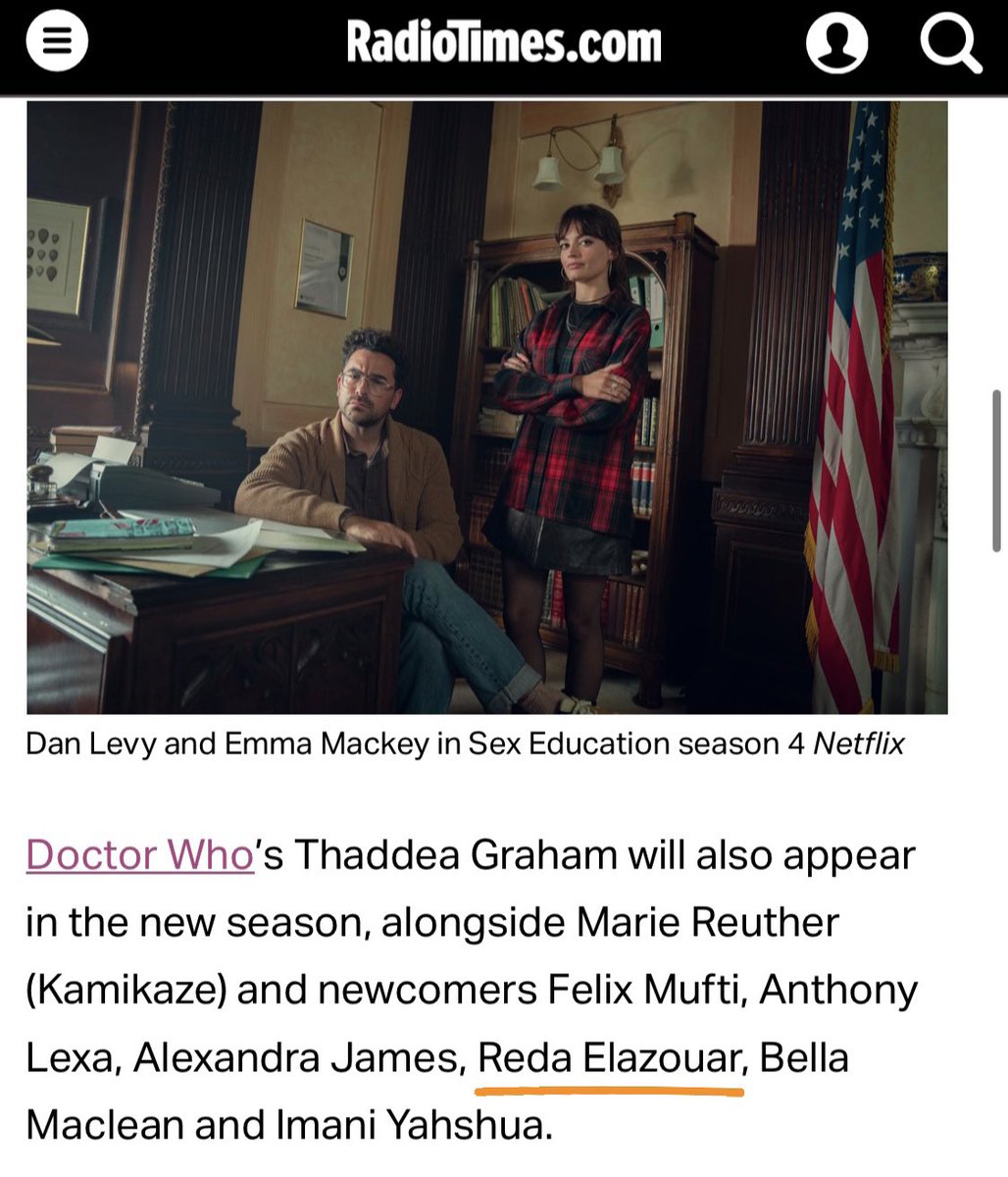 Officially joined the cast of Sex Education S4 🎉 <a href="/sexeducation/">sex education</a>