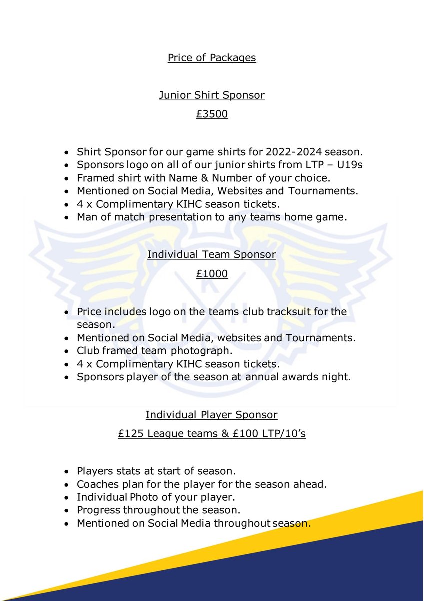 ice_kirkcaldy's tweet photo. Kirkcaldy Ice Hockey Club is seeking help through various sponsorship opportunities for our athletes in the 2022/23 season:

https://t.co/YX79elodN2

#SNLHockey https://t.co/WxsSDMoqFj