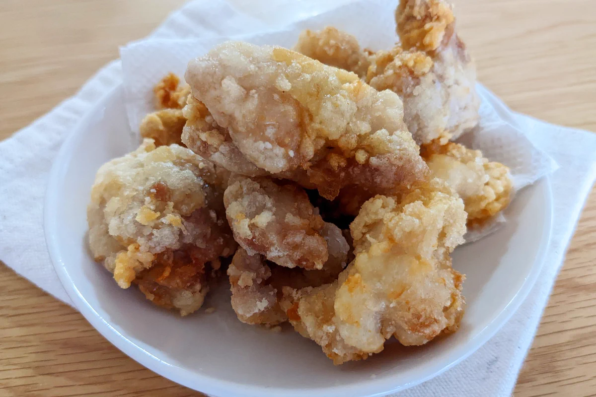 にんにくの香りがガツンとくる！塩にんにくからあげ。