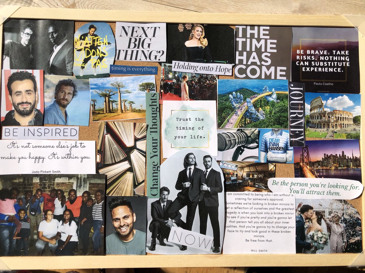 I did my vision board…<a href="/DEHWestEnd/">Dear Evan Hansen London Fans</a> will come back and I ll be in it. I ll work with @VianneyMusique <a href="/hugogelin/">Hugo Gélin</a> #jonathancohen #guillaumecanet one day! Yup!!
The time has come!!