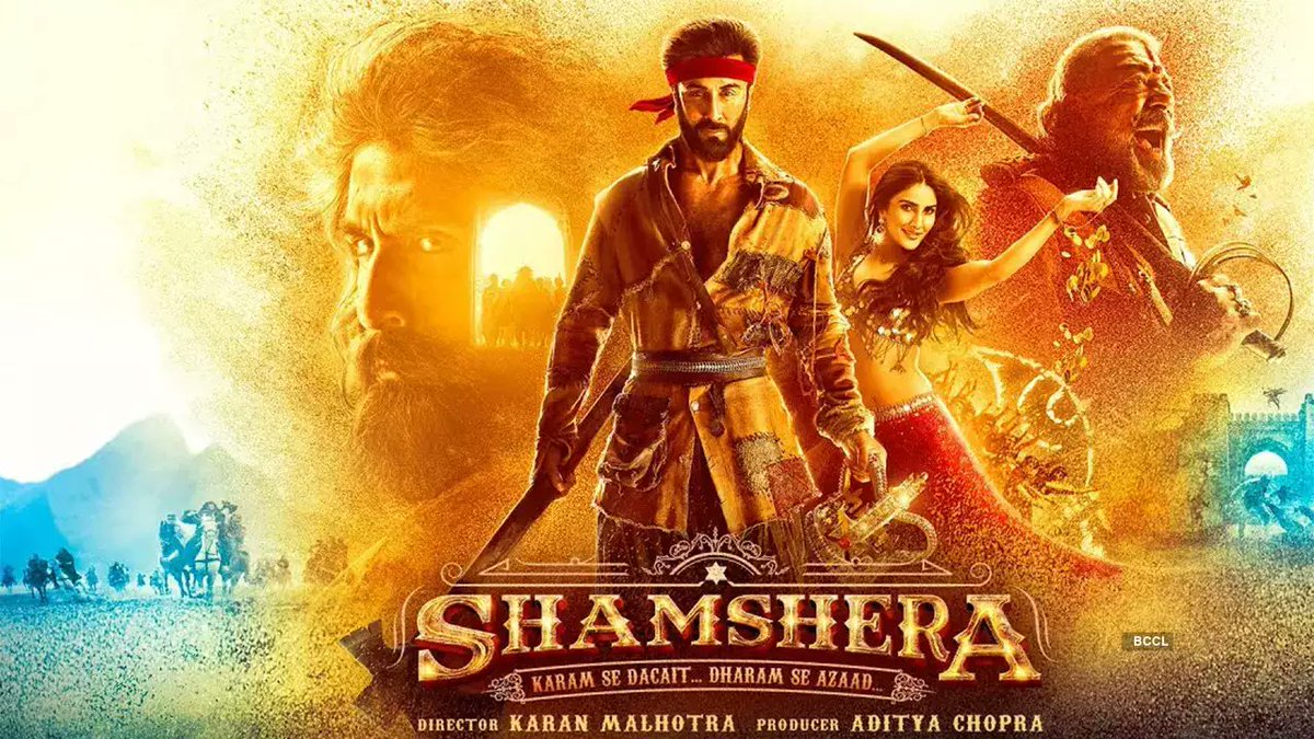 MehreensCorner's tweet photo. 'Shamshera' could be simply described as a Sh** movie. The movie has a weak plot, poor graphics and very bad performances by the actors. I think Bollywood needs to take tips from South which are far ahead. Over all, #Shamshera is not at all worth watching and worth wasting time! https://t.co/bJStwsV9c7