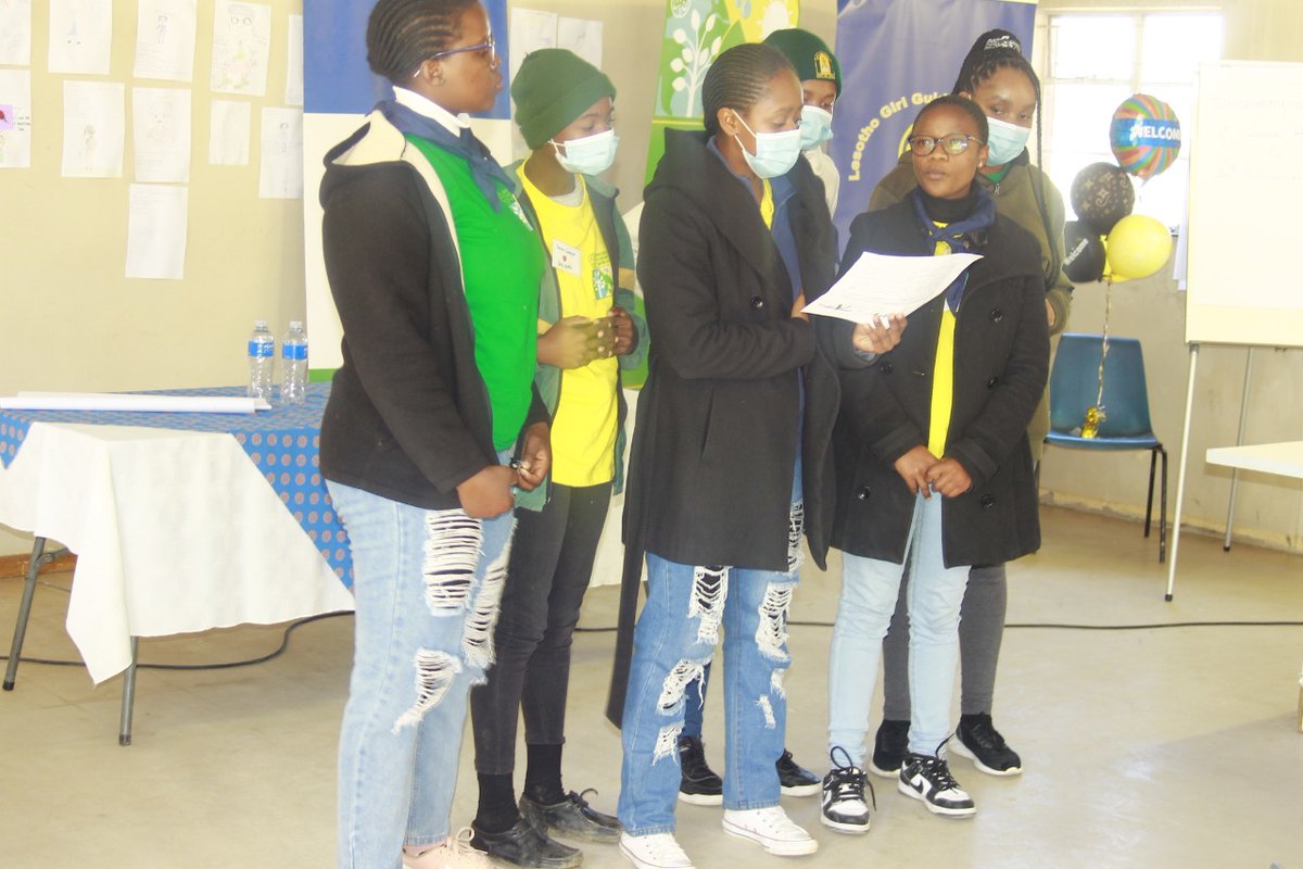 Lesotho Girl Guides Association tweet media