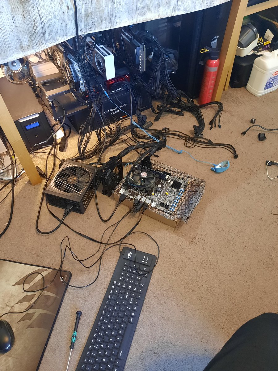 Adams_Tech_1's tweet photo. #Stillmining @firoorg #firo #upgrades I recently bought a brand new 3070 msi gaming trio z & my first mining mobo so I can expand. Very happy with my purchases & my investment in my hobby which is everything crypto x https://t.co/PzGUt1O3jd