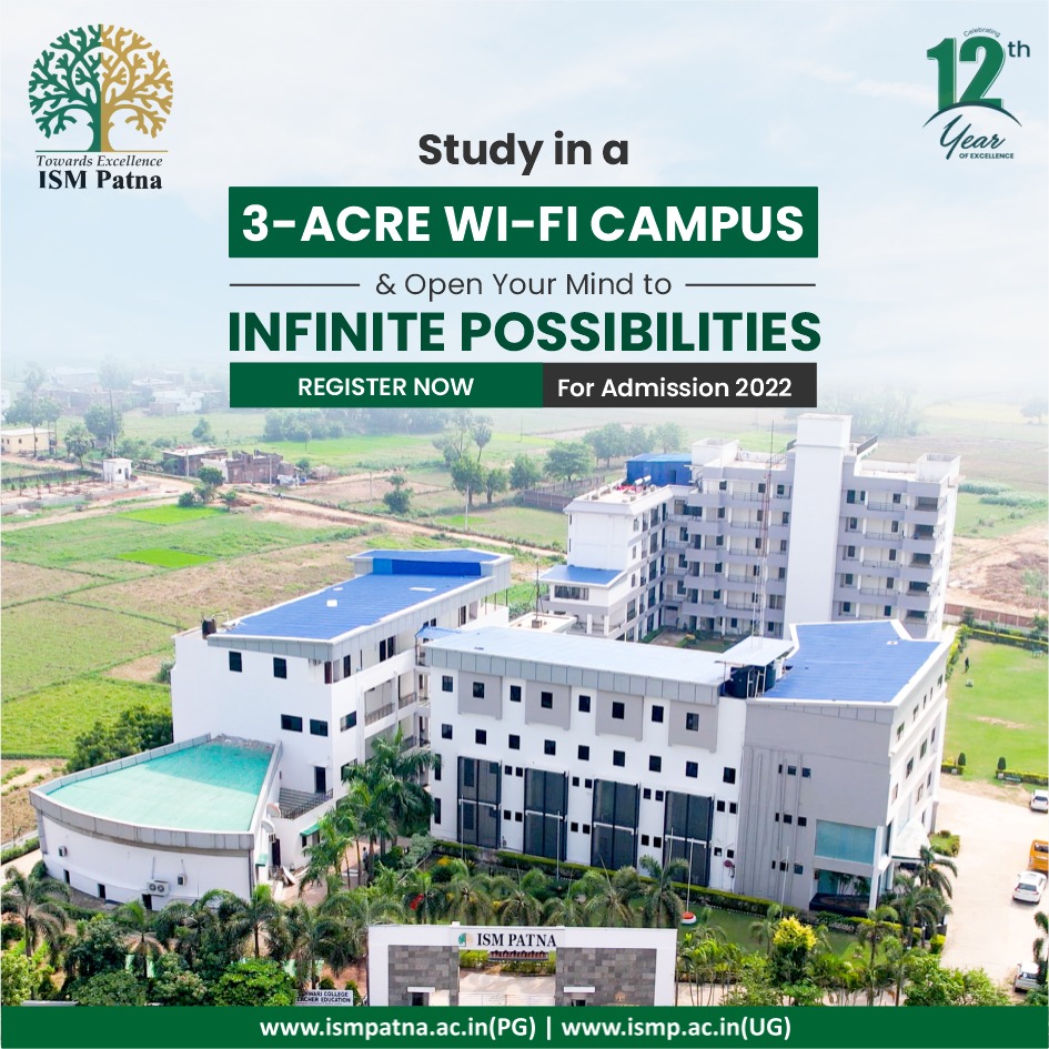 ISMPatna's tweet photo. A campus full of amenities to eliminate any hindrance to resources.

Call now - 📞1800-123-0945

#bba #bcom #bjmc #bca #GraduationCourses #PostGraduationCourses #management #commerce #accounting #business #technology #programming #PGDM #bestplacements #admission2022 #ISM https://t.co/xQrKcOvYVm