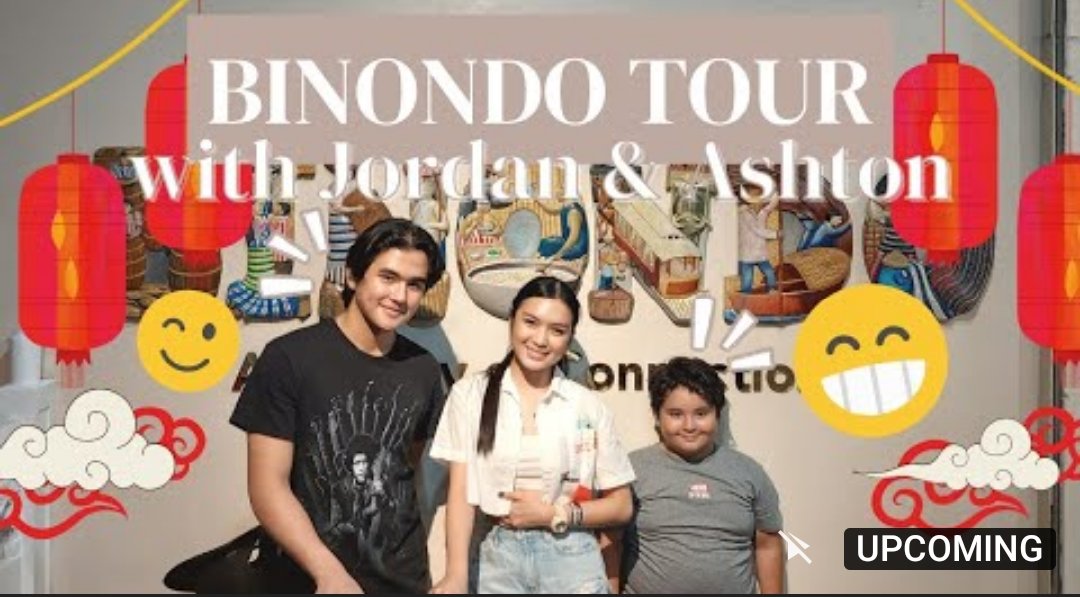 CarreLsOFC's tweet photo. New vlog on #SimplyFrancine 📢

#FrancineDiaz's new vlog is out now! —BINONDO TOUR with Jordan &amp; Ashton. 💛🤎

WATCH HERE: 👇🏿
🖇️https://t.co/DwERdg42Bw

#FrancineDiaz || @francinecarreld https://t.co/HPZPhk0pHp