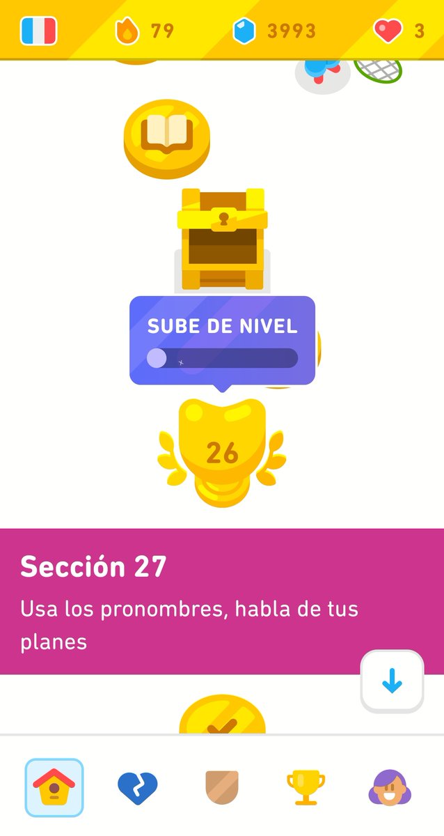 galeoPop's tweet photo. Horrible la nueva  visualización de @duolingoespanol :( me gustaba mas como estaba,  era mas  claro el contenido. https://t.co/6KjKBzNmJy