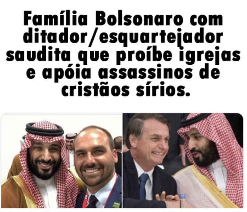 TlioAlmeida14's tweet photo. @LucasRonchiF1 @KakoEbner @CJBrEngLeo1 @RicaPerrone E pq vc apoia o miliciano vagabundo, Genocida do Bolsonaro que homenageou o torturador Brilhante USTRA? Que apoia ditadura militar, ditadura Saudita que esquarteja jornalista? https://t.co/lD4TtFWVjj