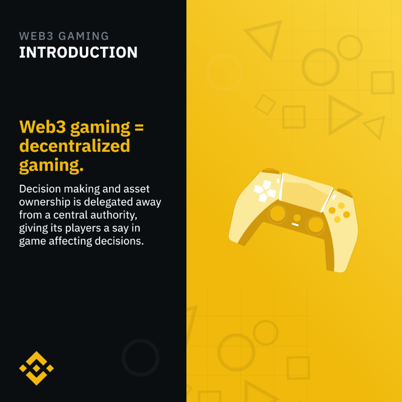 binance's tweet photo. Web3 technology is being utilised in multiple industries, one being gaming.
 
Read through &amp; learn how Web3 has already made its impact on the gaming industry.
