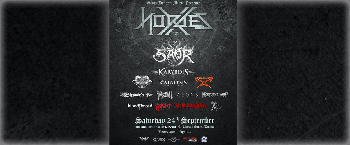 🔥❌🔥❌🔥❌🔥
Full line-up for Hordes X 2022
🔥❌🔥❌🔥❌🔥
TIX: t-s.co/hord5
🔥❌🔥❌🔥❌🔥
Check out the article on Slow Dragon Music for more:
slowdragonmusic.com/.../full-horde…

#Metal #HeavyMetal #DeathMetal #blackmetal