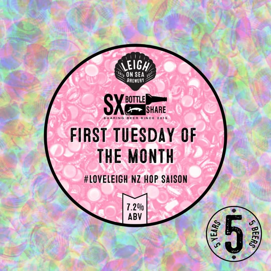 Taking a look at our birthday beers

LoSB x <a href="/SXbottleshare/">SX Bottle Share</a> - First Tuesday of the Month NZ Hop Saison 7.2%
The SX Bottleshare is the UKs longest consecutive monthly Bottleshare held at The Alehouse Chelmsford &amp; have been sharing beers on the first Tuesday of the month since 2015