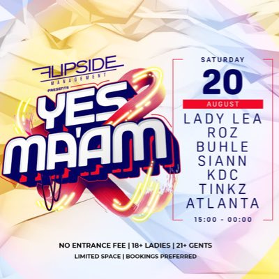 YES MA’AM tweet media