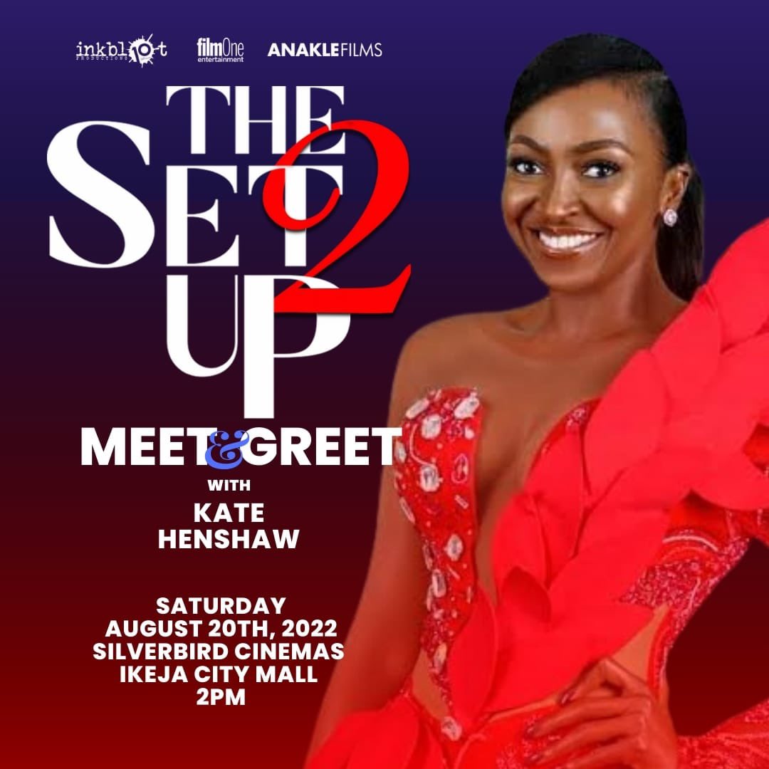 InkblotPresents's tweet photo. Ikeja, look who’s coming through 🔥
The legendary @HenshawKate will be live at Silverbird Cinema @ikejacitymall today by 2pm for #TheSetUp2Movie
The Set Up 2 is out in cinemas nationwide. Check it out today.
#TSU2
#inkblotpresents https://t.co/ulb3UIFbqZ