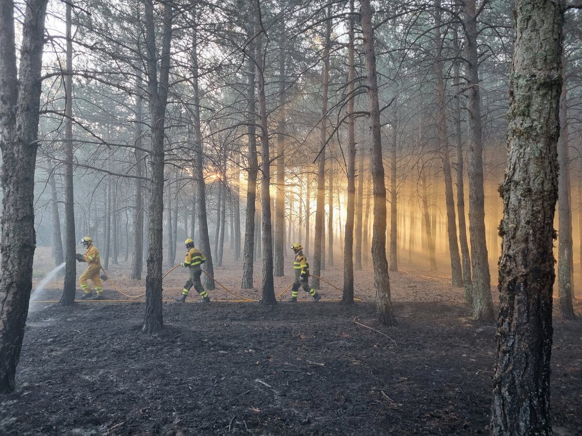 Rbnlliso's tweet photo. Mucho menos espectacular pero no por ello menos necesario. Tareas de liquidación y remate durante la noche en #IFBejis.
Orgulloso de estos 3 días junto a R20, donde lo han dado TODO.
Foto amaneciendo en #ElToro #INFOAR https://t.co/Yik2cMeL5h