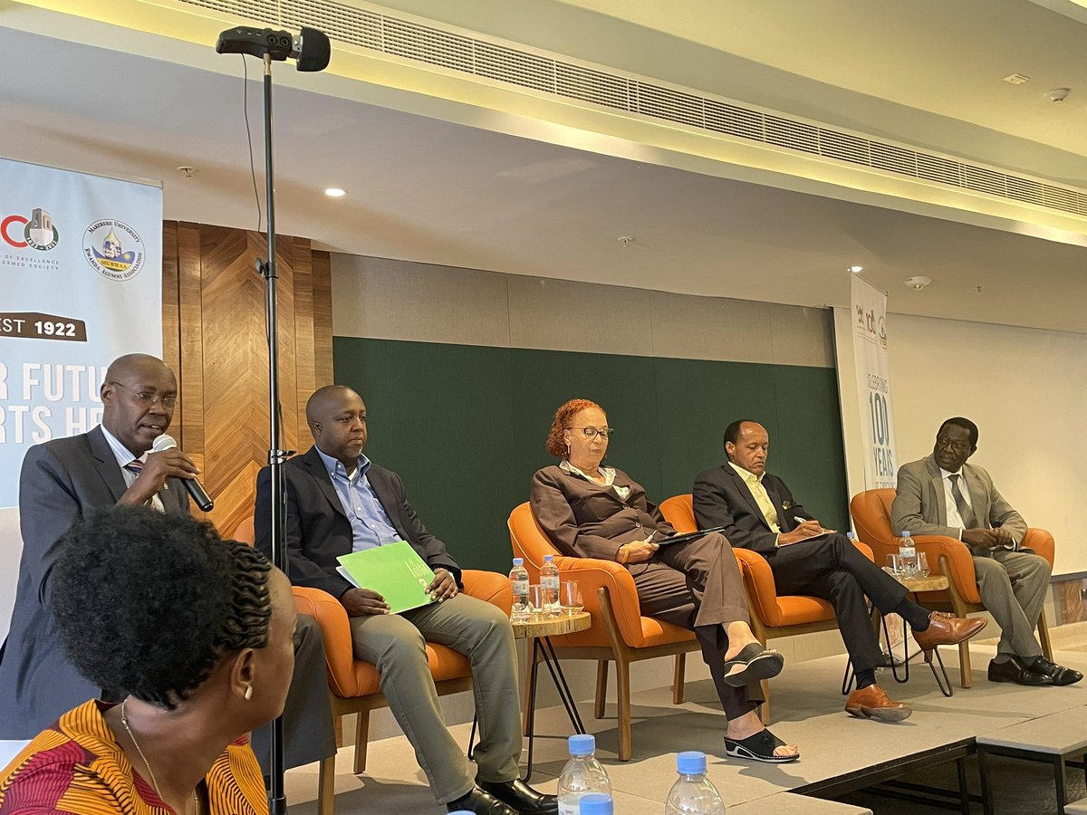 Patience Mutesi Gatera (@peshmutesi) on Twitter photo Celebrating 100 years of <a href="/Makerere/">Makerere University</a> in #Rwanda. Really moved by the reminder that a degree from the University was a Visa to endless opportunities for many young Rwandan refugees.
Panel discussion on “Higher education for a changing world” ongoing <a href="/KigoziMaggie/">Maggie Kigozi</a> <a href="/mkfaustino/">Faustin Mbundu - MFK</a> Celebrating 100 years of <a href="/Makerere/">Makerere University</a> in #Rwanda. Really moved by the reminder that a degree from the University was a Visa to endless opportunities for many young Rwandan refugees.
Panel discussion on “Higher education for a changing world” ongoing <a href="/KigoziMaggie/">Maggie Kigozi</a> <a href="/mkfaustino/">Faustin Mbundu - MFK</a>
