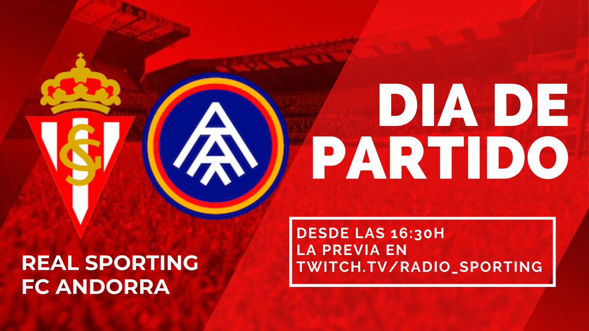 Radio_Sporting's tweet image. 📻DIA DE PARTIDO |
A las 17:00h en DIRECTO 
🎙️#AhoraEnJuego
🏆Jornada 2 #LigaSmartBank
⚽️@RealSporting🆚@fcandorra
🕠 17:30h
 📺#LaPrevia | Desde las 16:30h en twitch.tv/Radio_Sporting
🌐radiogijón.es
#futbol #LaLiga #LigaSmartBank #RealSportingAndorra  #LuchamosJuntos