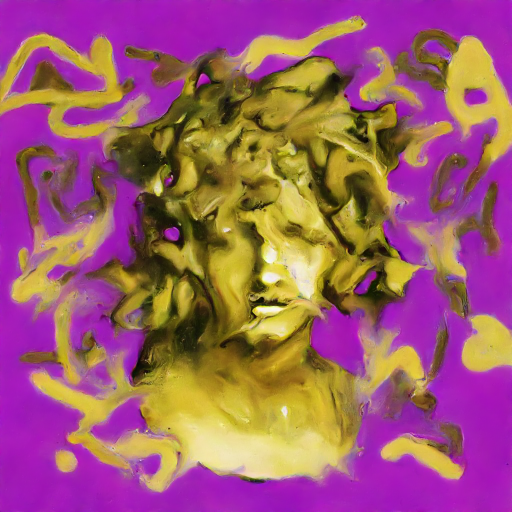 OakOrobic's tweet photo. Four heads of Medusa (from Bernini) #paintpourdiffusion #paintpour #discodiffusion #AIart https://t.co/ERiEsVMPiW