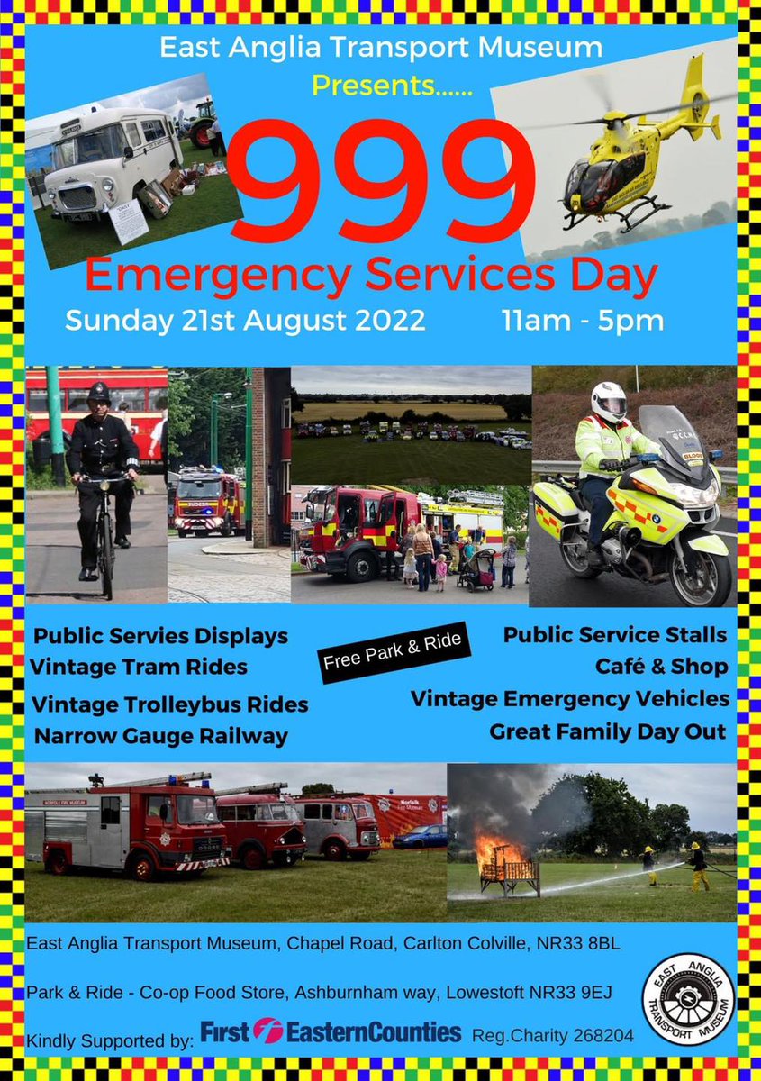 999_Emg_Day's tweet photo. Drumroll please....
This time tomorrow we'll be well underway with our 999 Emergency Services Day! 

It will be a fantastic opportunity for all the family to pop down and learn about what all of our wonderful Emergency services do.

We hope to see you all there! https://t.co/kQzB3g83wS