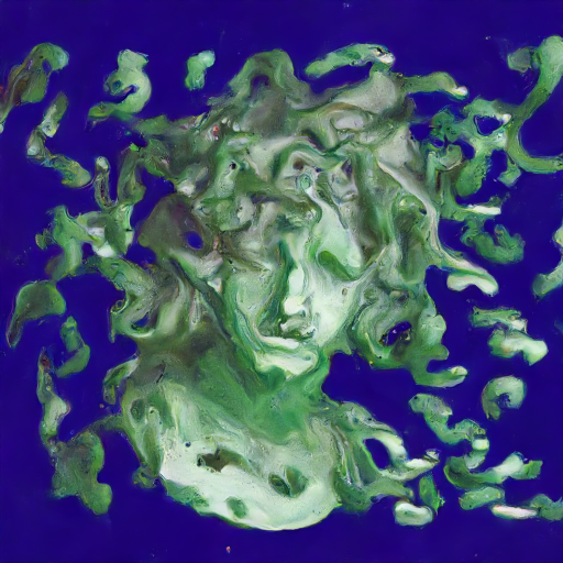 OakOrobic's tweet photo. Four heads of Medusa (from Bernini) #paintpourdiffusion #paintpour #discodiffusion #AIart https://t.co/ERiEsVMPiW