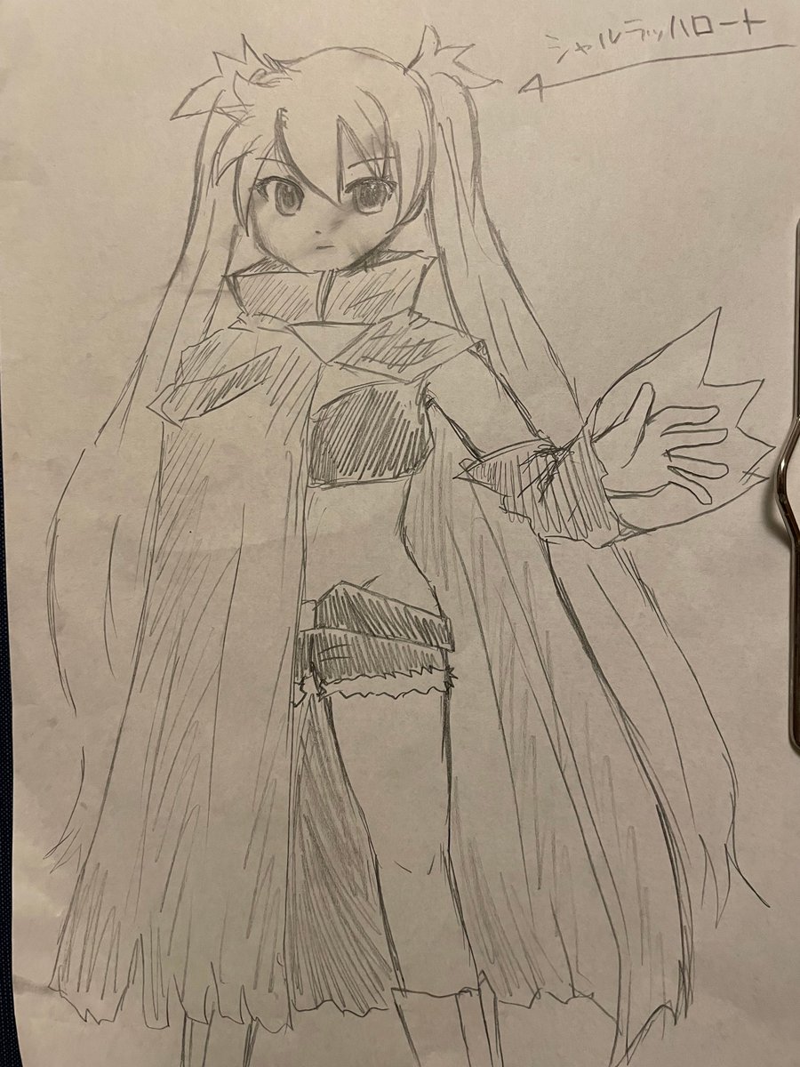 今日はボクの貴重な女友達がうちに遊びに来たんだけど、絵を描くのが得意な子だからアルカナハートのキャラを描いてもらった。これみんな1時間以内で描き上げてシャーペン一発描きなんだぜ 