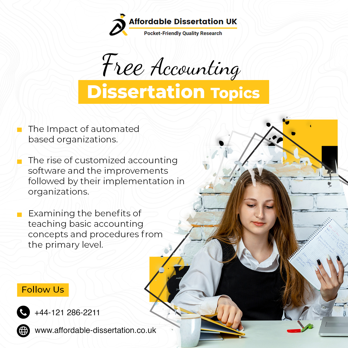 AffDissertation's tweet image. Cross-sectional accounting research | best accounting dissertation topics
Don't look further! We've got you covered for high grades.
#dissertationaccountingresearch
#dissertationwritingservices
#dissertationhelponline #bestaccountingdissertationtopics
#affodabledissertationuk