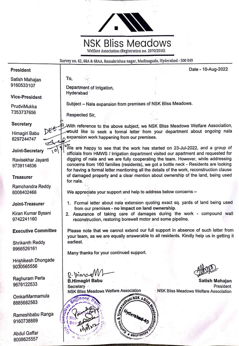 ashok_chindiri's tweet photo. @KTRTRS @KTRoffice @GHMCOnline @CommissionrGHMC 
Respected Sir,Please help us on this regard. https://t.co/ttTZef4JN9