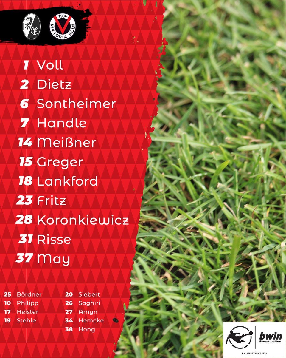 viktoria1904's tweet image. Startelf für #SCFVIK? 🧐 LET‘S GO! ⚡️
_______
#SCFVIK #Vussball #3Liga