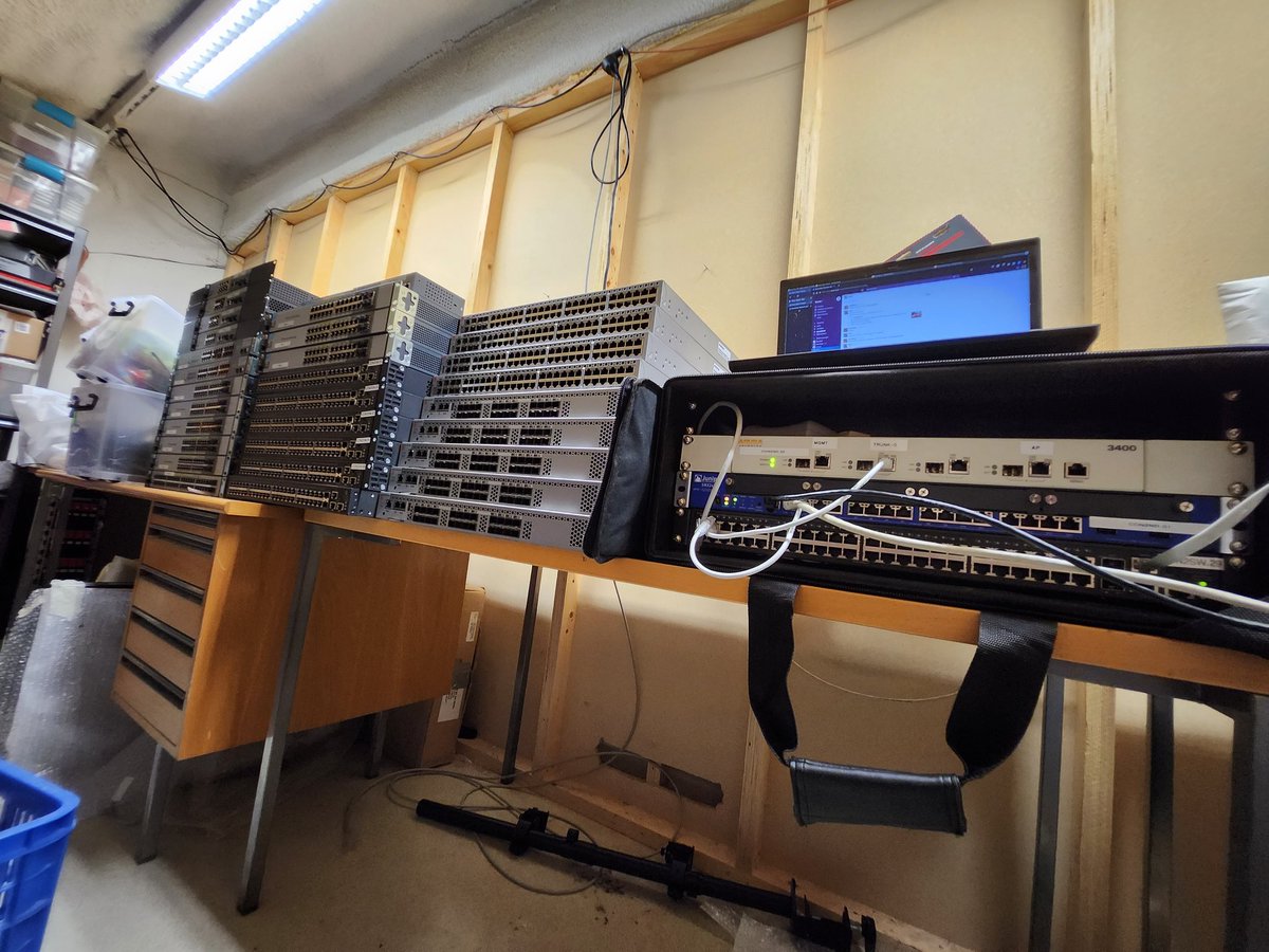 Today is the day when Tracon network will be configured.

#tracon #networking #brocade #hpenetworking #sysadmin #networkengineer <a href="/Tracon_FI/">Tracon</a>