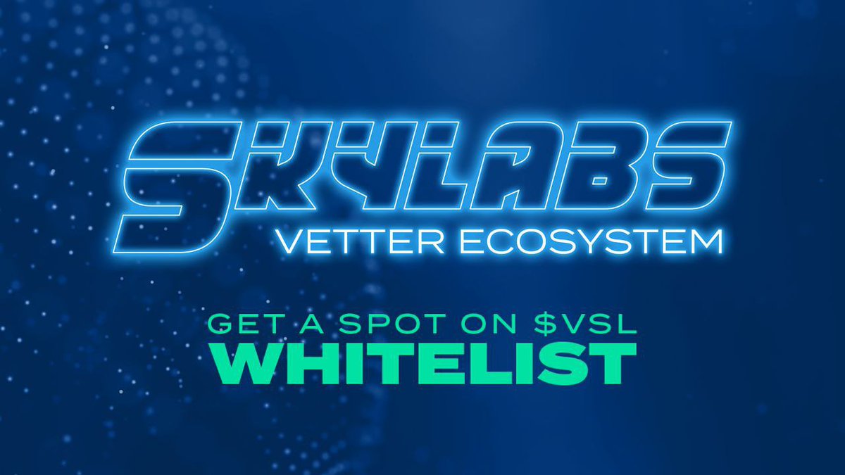 Crypt0_gorilla's tweet photo. 🔥Your last chance to win 1 Whitelist spot for @vetterplatform Skylabs Presale🔥

👇For a chance to win all you need to do is join 👇

https://t.co/LdZyZbWWsx

👉Tag 3 friends below, RT &amp; Follow @vetterplatform on Twitter  👈

#skylabs #presale #vetter #defi #VSL $VSL https://t.co/rPtgfRyuEq