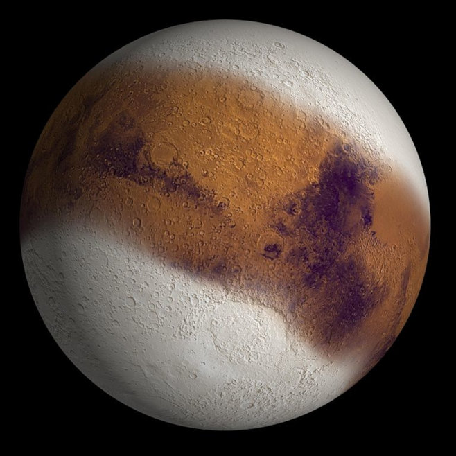 Aluwir's tweet photo. "Meanwhile, Back on Mars, New Dust Storm Data" https://t.co/2G7Ysd6bu8 Schiaparelli and Lowell. Perseverance in Jezero Crater. Martian weather, climate: and maybe ice ages. #astronomy #climate #Mars #robots #science #SolarPlanets #SpaceExploration #weather https://t.co/dPyGwyLCTC