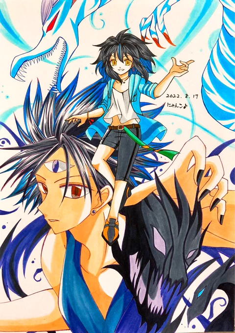 #自信ある絵を4枚貼って5rtきたら認められたお絵かきマン見た人もやる  (便乗)  今月の自信作自画自賛も大事 認められなくていい 見てくれるだけで嬉しい人 4枚目は愛だね(笑)