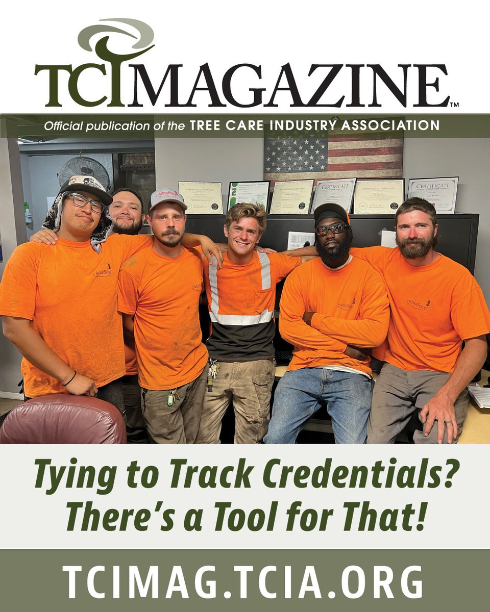 WeAreTCIA's tweet image. This article in the August Issue of TCI Magazine covers some management tools that can help you!

Read or listen to the full article at tcimag.tcia.org

#tcia #tcimagazine #treecarepro #treecarebiz #credentials