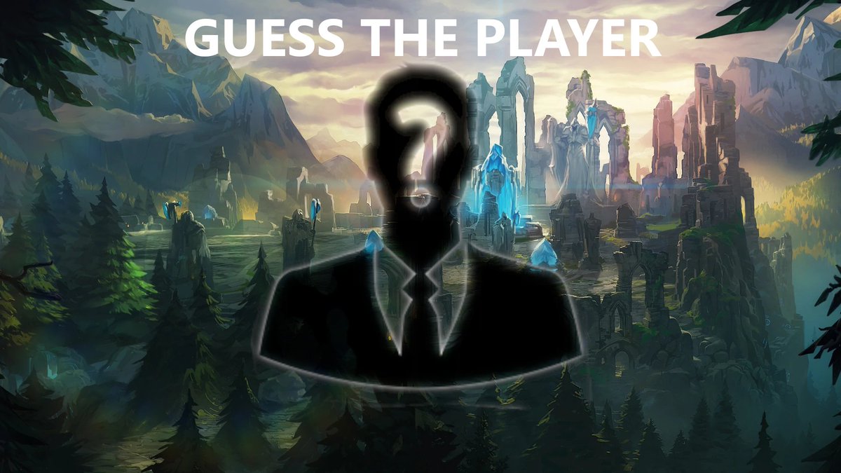 Guessthislolpro's tweet photo. Who am I ?
- I did a penta in an international event (Worlds or MSI)
- Banter is something I regularly use 
- We don't even know if lol is the game I play the most https://t.co/oHUfisq3du