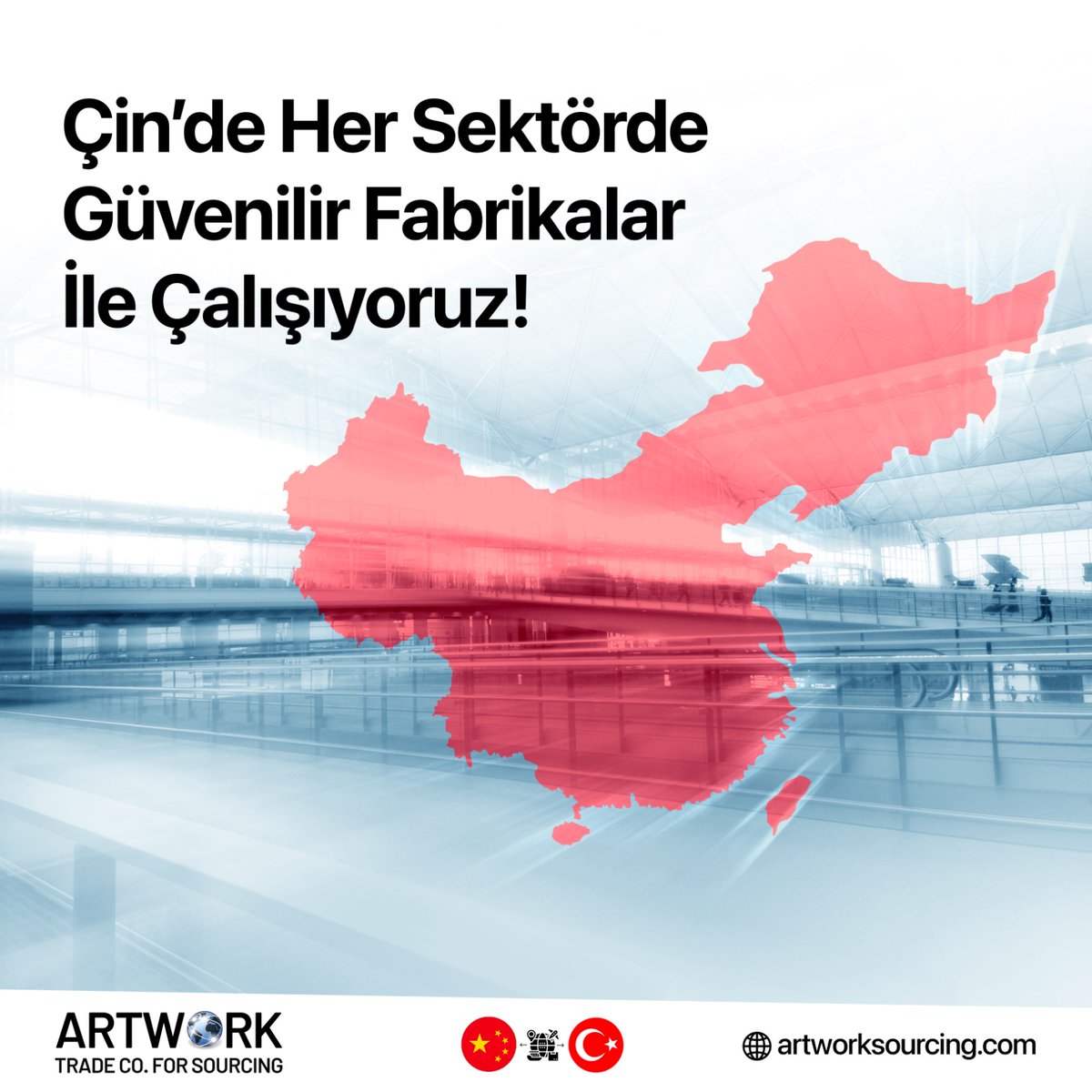 Çin'den ithalat yaparken risk almayın! Artwork Sourcing 13 yıllık tecrübesiyle Çin'deki güvenilir tedarikçiler ile sorunsuz bağlantı kurmanızı sağlar. Sizin için detaylı ürün araştırması yaparak siparişlerinizde çıkabilecek sorunları engeller ve doğru ürünü satın almanızı sağlar.