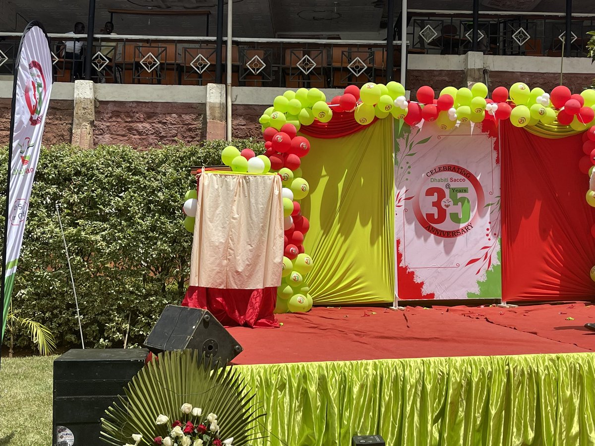 MaranguVincent's tweet photo. Celebrating @DhabitiSaccoLTD 35yrs of great service to members. Co-operatives make communities better everyday! Proud to be associated with you. Congratulations 🎊🎉🎈 #coops #FinancialInclusion https://t.co/IplvBEek1m