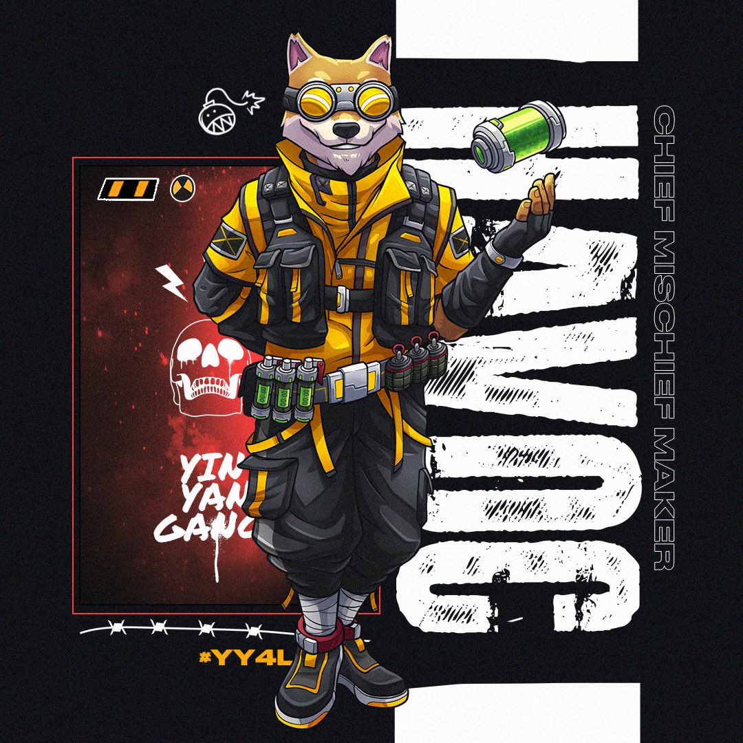 I’m Havoc, the chief mischief maker for YYG. The City is always sending narcs to snoop around and figure out where we get nightshade. 

Maybe I'll setup a fake shade drop, a honeypot for these fools to chase.

React to be initiated to YYG ☯️