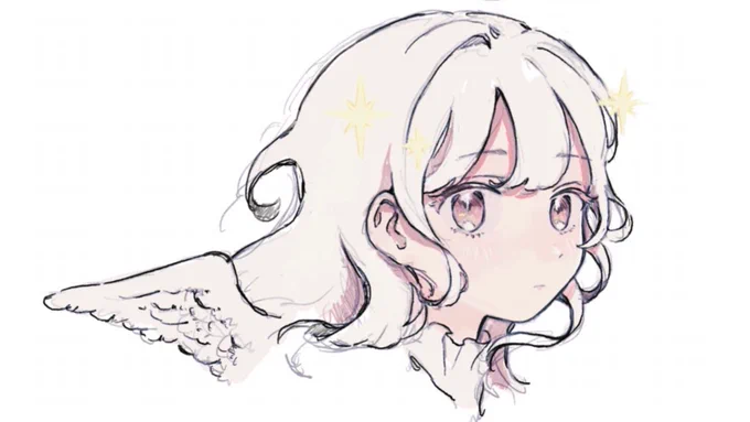#夏の創作クラスタフォロー祭り #絵柄が好みって人にフォローされたい 天使を描きます全反応巡回します 