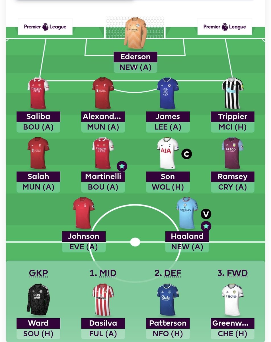 FplNew's tweet photo. Son captain, a differential 👀.... 

Still no jesus..... Good luck folks, I'll need it https://t.co/VI0Zfk95Lf