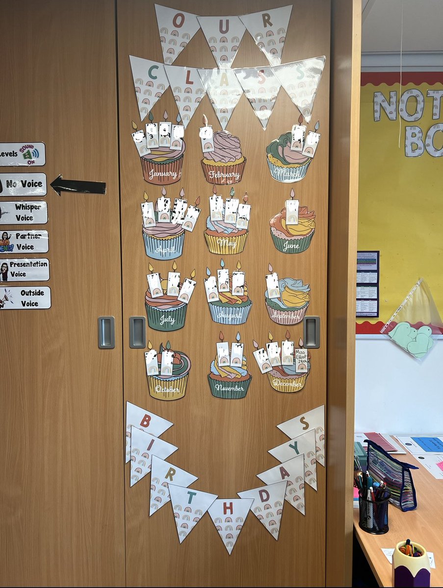 MissLElliot's tweet photo. Some displays for my Primary 5 class! The pupils decided what the class jobs would be and what each level of noise means for them when working! #NQT #Primary5 #scottishteacher https://t.co/QQmtGIjyxm