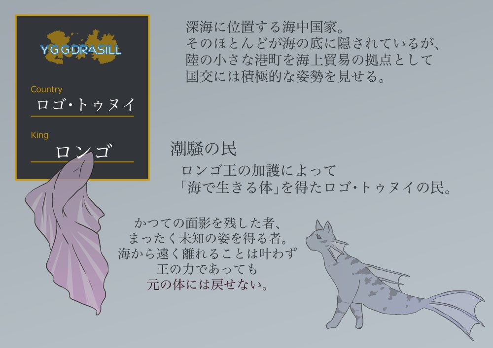 hisame_hio's tweet photo. @Yggd_TL 
海の国と鯨の王様です、よろしくお願いします
#創ユグ_国　#創ユグ_王
#創ユグ_国民募集　#潮騒ロゴトゥヌイ https://t.co/wbJglPn12W
