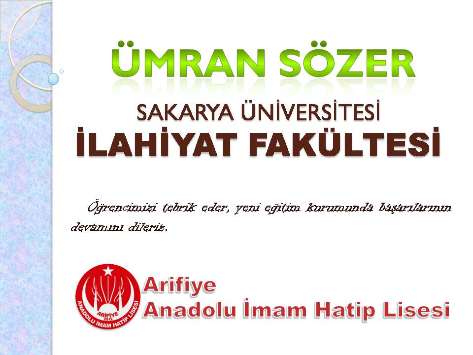 ARİFİYE ANADOLU İMAM HATİP LİSESİ (@arifiyeaihl) on Twitter photo 