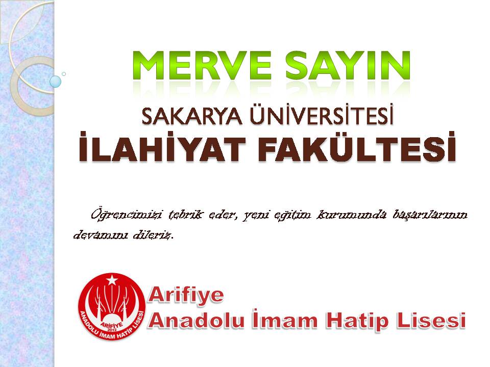 ARİFİYE ANADOLU İMAM HATİP LİSESİ (@arifiyeaihl) on Twitter photo 