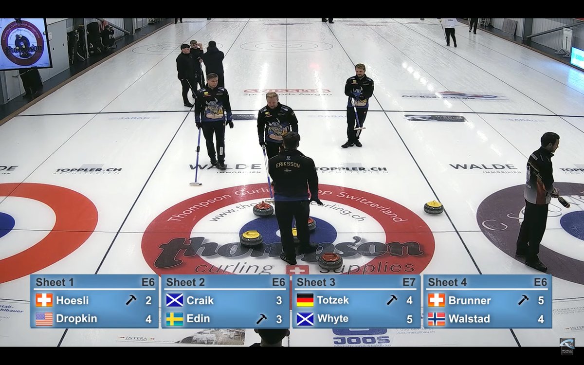 ciaomichaella's tweet image. Another confab going on as my Icevengers try to figure out how to score another deuce. Meanwhile below is the score update from all 4 sheets #curling #BadenMasters #IBELIEVEEDINWILLWIN