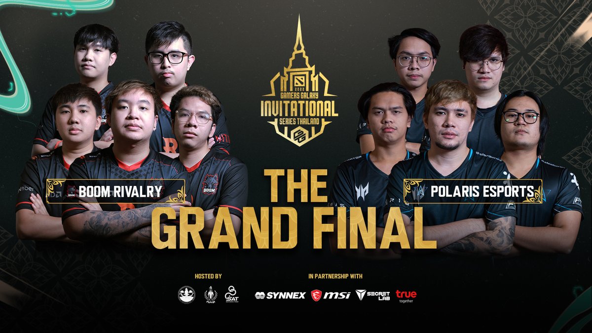 GAMERS GALAXY: Dota 2 Invitational HatYai Thailand (@galaxyracersea) on Twitter photo Five games.
Winner takes all.
May the best team win.
Good luck <a href="/boomesportsid/">BOOM Esports</a> <a href="/PolarisEsprtsPH/">Polaris Esports</a> Five games.
Winner takes all.
May the best team win.
Good luck <a href="/boomesportsid/">BOOM Esports</a> <a href="/PolarisEsprtsPH/">Polaris Esports</a>