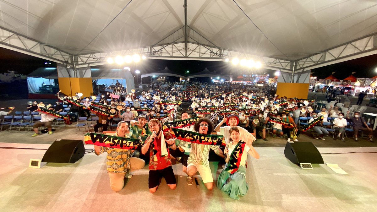sumpujo_natsu's tweet photo. ラジオの公開生終了！！
ありがとうございましたーーーー！！

#ナツゲキ #駿府城公園 #夏まつり #駿府城夏祭り #SBS #静岡新聞 #鉄崎幹人 #堀葵衣 #WASABI https://t.co/dbIvv25p9L