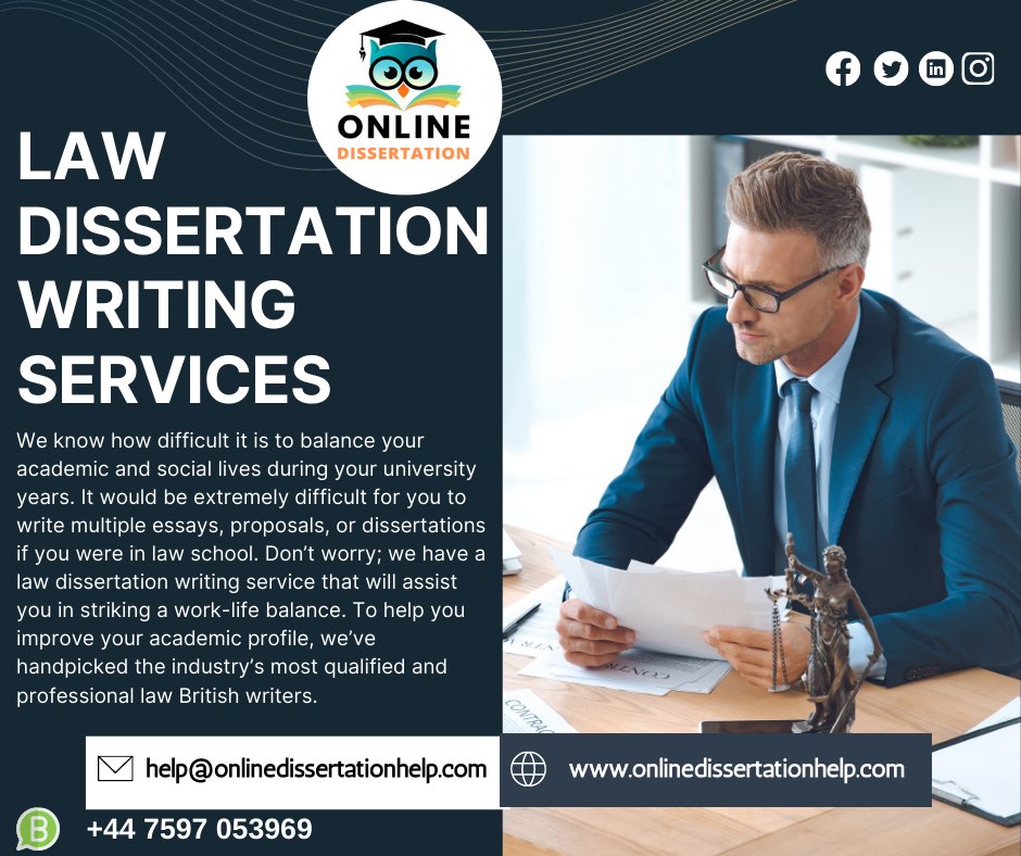 Dissertation003's tweet image. We can assist you with any area of your law dissertation,
Order your task Now.
#lawdissertation #lawdissertationwritingservices #lawdissertationwritinghelp #onlinelawdissertationhelp #assignmenthelp #onlineassignmenthelp #assignmenthelp #help #onlinedissertationhelp