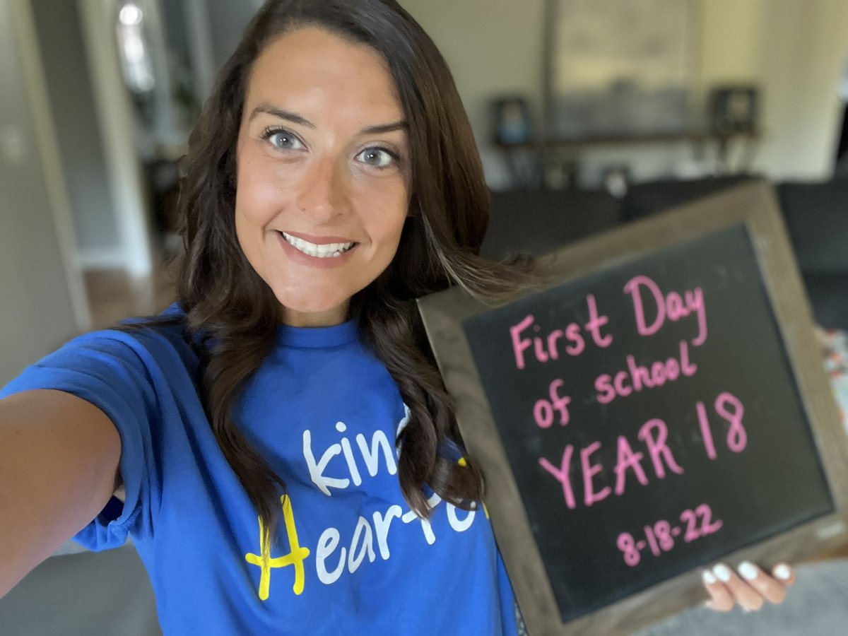 First week of year 18 in the books! Feels so great to be back in the classroom with kids! #engage103