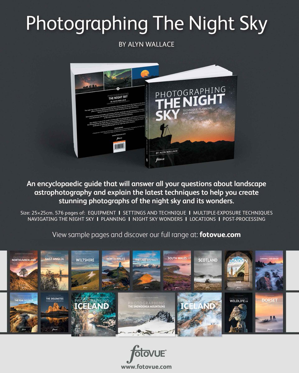 Alyn's book, Photographing The Night Sky is now published.