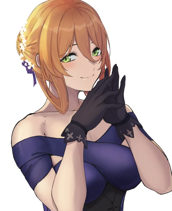 ドルフロのスプリングフィールドドレス姿の春田さん...#ドールズフロントライン#イラスト練習 