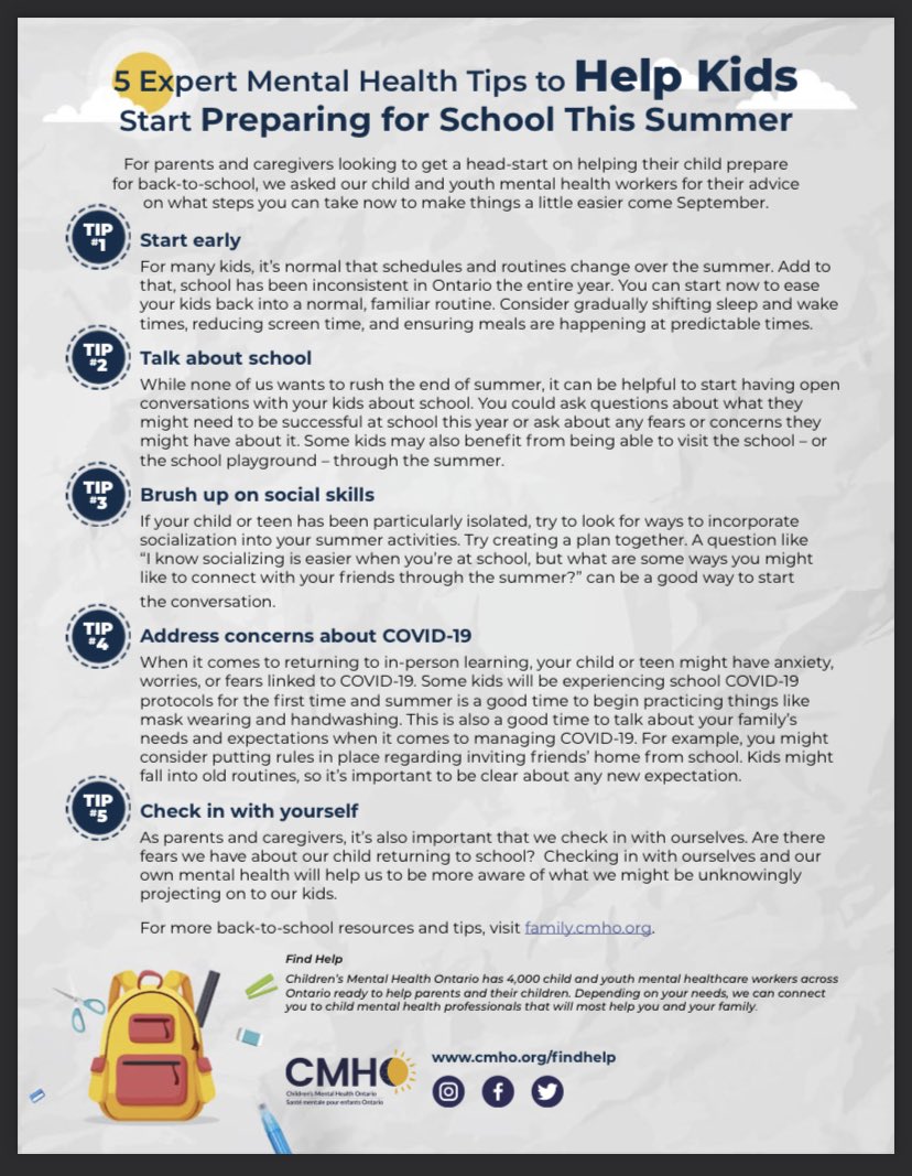 YCDSB Mental Health tweet media
