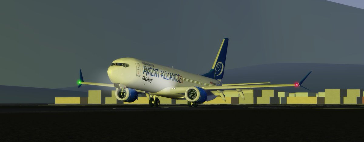iflyFlyLuxury's tweet photo. A new FlyLuxury Boeing 737-9 in the Avient Alliance livery lands at Daniel K. Inouye International Airport (HNL).

#Roblox #RobloxDev #RoAviation https://t.co/HPe17RcQaW